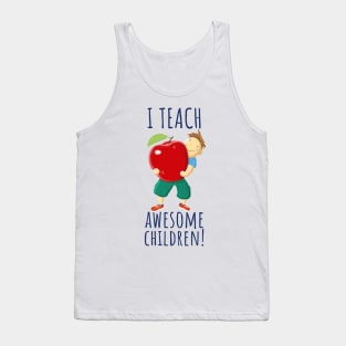 Apple For Teacher Of Awesome Children Tank Top